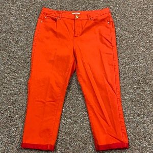 Cato capris orange pants. Size medium